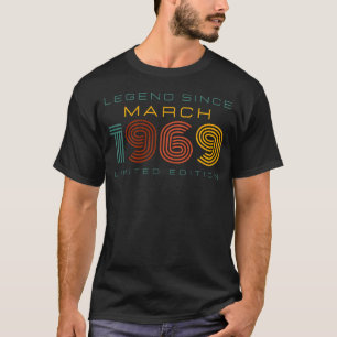 Legende Seit März 1969, limitierte Auflage T-Shirt