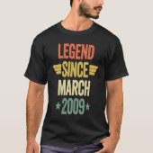 Legende seit März 2009 T-Shirt (Vorderseite)