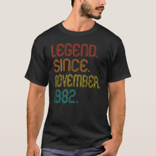 Legende Seit November 1982 40. Geburtstag 40 Jahre T-Shirt