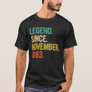 Legende seit November 1983 39 Jahre alt 39. Geburt T-Shirt