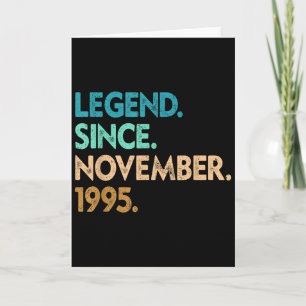 Legende seit November 1995 Bekleidung Karte
