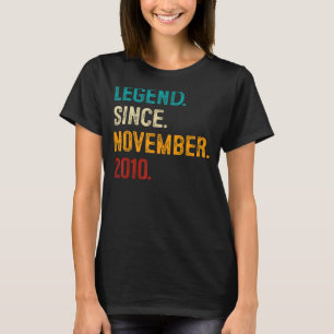 Legende seit November 2010 12. Tag 12 Jahre alt T-Shirt