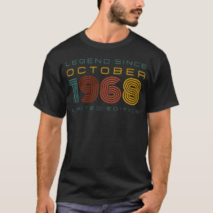 Legende Seit Oktober 1968, limitiertes Herren- T-Shirt