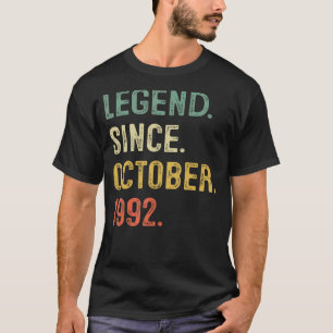 Legende Seit Oktober 1992 30. Tag 30 Jahre alt T-Shirt