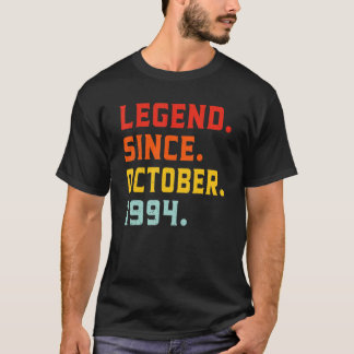Legende Seit Oktober 1994 28. Geburtstag Vintag 28 T-Shirt