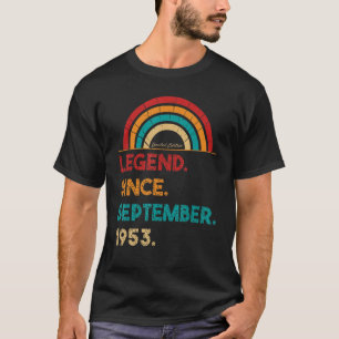 Legende seit September 1953 69. Geburtstag Geboren T-Shirt
