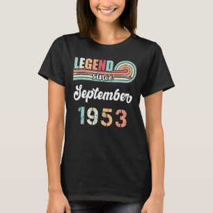 Legende seit September 1953 69 Jahre alt Vintage B T-Shirt