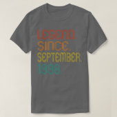 Legende Seit September 1998 24 Jahre alte Geschenk T-Shirt (Design vorne)
