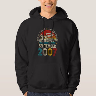 Legende seit September 2007 Vintage Retro 18. Geb Hoodie