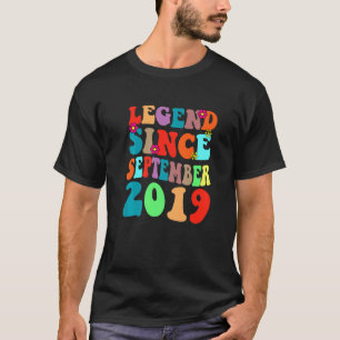 Legende seit September 2019 Vintage Geburtstag Ret T-Shirt