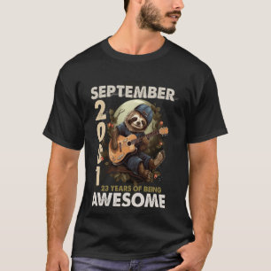 Legende September 2001 23. Geburtstag Classic Katz T-Shirt