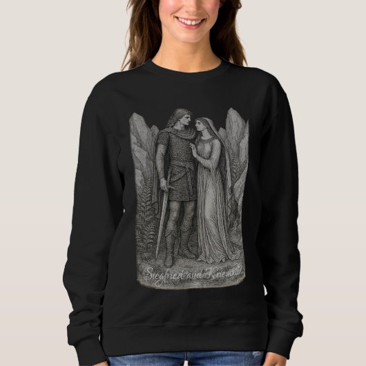 Legende Siegfried und Kriemhild Sweatshirt (Vorderseite)