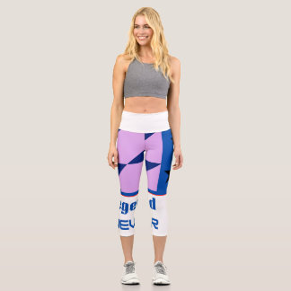 Legende stirbt nie Fette Schrift Design Capri Leggings