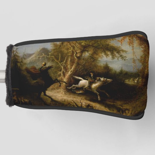 Legende von Headless Horseman Halloween Ghost Golf Headcover (Vorderseite)