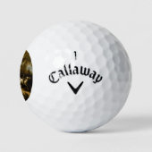 Legende von Headless Horseman Halloween Ghost Golfball (Logo)