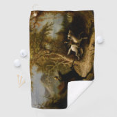 Legende von Headless Horseman Halloween Ghost Golfhandtuch (Insitu)