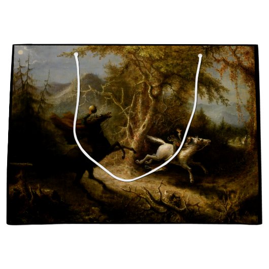 Legende von Headless Horseman Halloween Ghost Große Geschenktüte (Vorderseite)