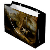 Legende von Headless Horseman Halloween Ghost Große Geschenktüte (Rückseite Schrägansicht)