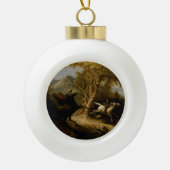 Legende von Headless Horseman Halloween Ghost Keramik Kugel-Ornament (Vorderseite)