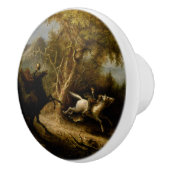 Legende von Headless Horseman Halloween Ghost Keramikknauf (Rechts)