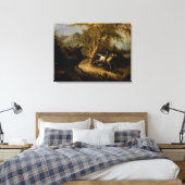 Legende von Headless Horseman Halloween Ghost Leinwanddruck (Insitu (Schlafzimmer))