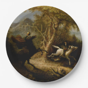 Legende von Headless Horseman Halloween Ghost Pappteller