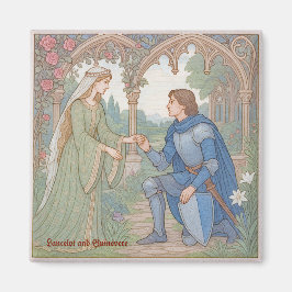 Legende von Lancelot und Guinevere Magnet