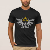 Legende von Zelda Hylian-Wappen-Ragan-Hemd T-Shirt (Vorderseite)