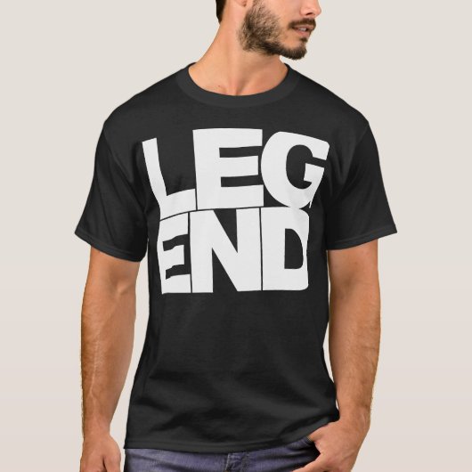 Legende (weißer Text) T-Shirt (Vorderseite)