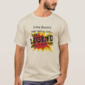 Legende wird im Ruhestand oder auf Wiedersehen Par T-Shirt (Vorderseite)