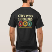 Legende zur modernen Bitcoin-Mining-Kryptolegend T-Shirt (Rückseite)