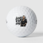 Legenden altern nicht, kantig golfball (Vorderseite)