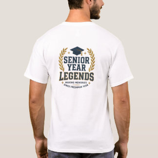 Legenden des Abschlussjahres – Vintage-Varsity-Pat T-Shirt