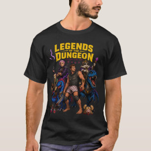 Legenden des Dungeons Epische Fantasy-Abenteuer T-Shirt