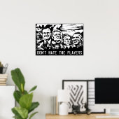 Legenden des Spielplakats Poster (Heimbüro)