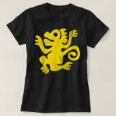 Legenden des versteckten Tempelgrauen Affen Grafik T-Shirt (Design vorne)