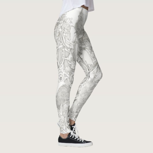 "Legenden in Leggings: Entfesseln Sie Ihren Stil m Leggings (Rechts)
