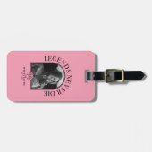 Legenden nie Die - der weiße Lotus Gepäckanhänger (Vorderseite horizontal)