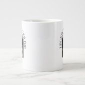 Legenden nie Die - der weiße Lotus Jumbo-Tasse (Vorderseite)
