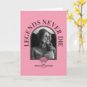 Legenden nie Die - der weiße Lotus Karte (Gelbe Blume)