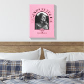 Legenden nie Die - der weiße Lotus Leinwanddruck (Insitu (Schlafzimmer))