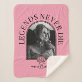 Legenden nie Die - der weiße Lotus Sherpadecke (Vorderseite)