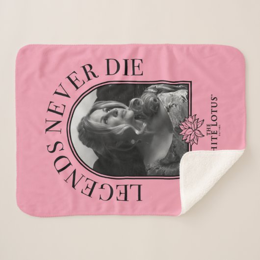 Legenden nie Die - der weiße Lotus Sherpadecke (Vorderseite (Horizontal))