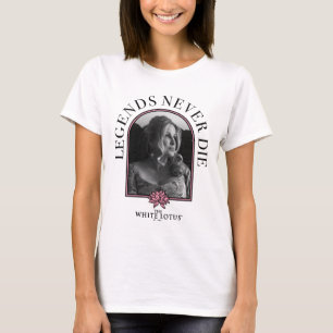 Legenden nie Die - der weiße Lotus T-Shirt