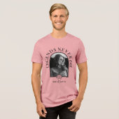 Legenden nie Die - der weiße Lotus Tri-Blend Shirt (Vorderseite voll)