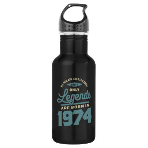 Legenden seit 1974 Geburtstagsgeschenk Edelstahlflasche