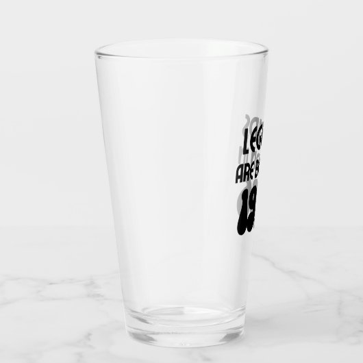 Legenden sind 1976 im Glascup Geboren Glas (Rechts)