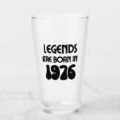 Legenden sind 1976 im Glascup Geboren Glas (Vorderseite)