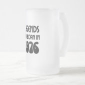 Legenden sind 1976 in Mattierter Tasse Geboren (VorderseiteRechts)