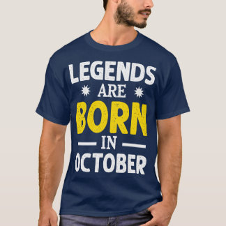 Legenden sind am 1. Oktober geboren T-Shirt